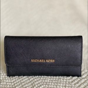 Michael Kors Trifold Wallet Black